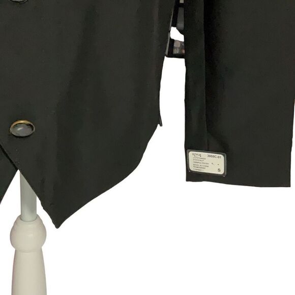 NWT Mens Neil Allyn Comfort Stretch Black Stewards Jacket Water Repellant Size S - Picture 4 of 5